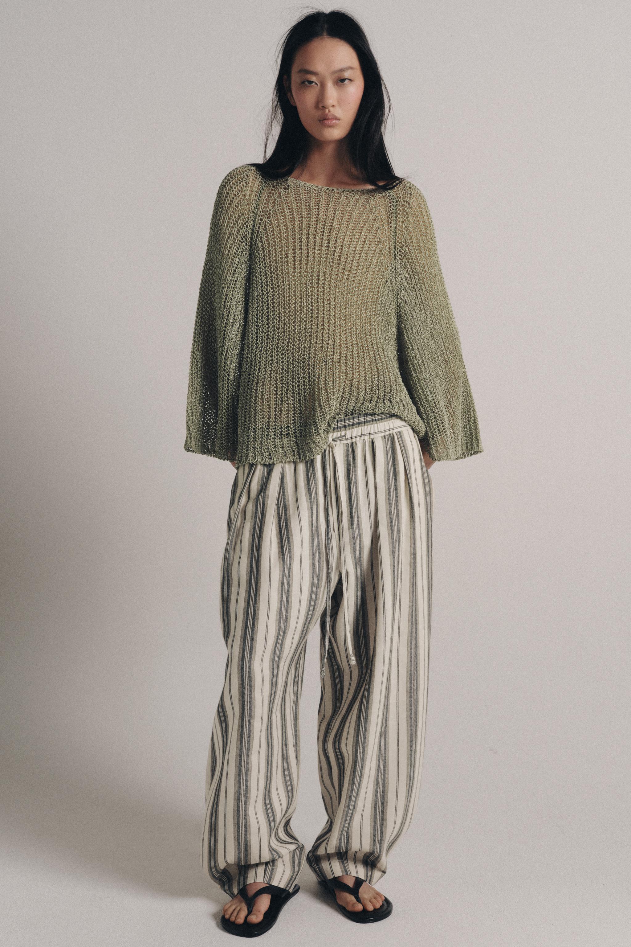 PULL EN MAILLE AJOURÉ